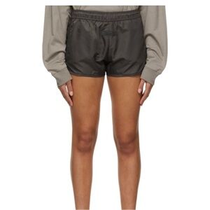Essentials Fear of God Nylon Shorts Rubberized Logo Womens size Medium